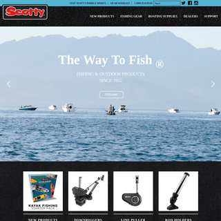 scotty | Leaders in manufacturing innovative fishing, marine and outdoor products.