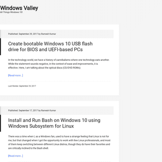 Windows Valley – All Things Windows 10!