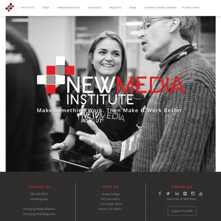 New Media Institute | University of Georgia