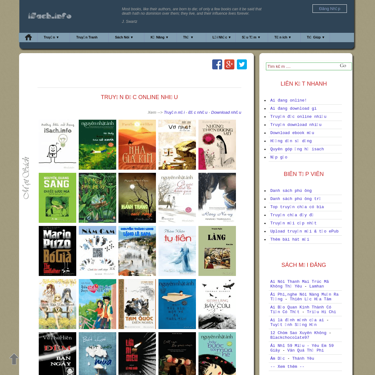 Thư Viện Online - Download sách, truyện ePub, mobi, PDF