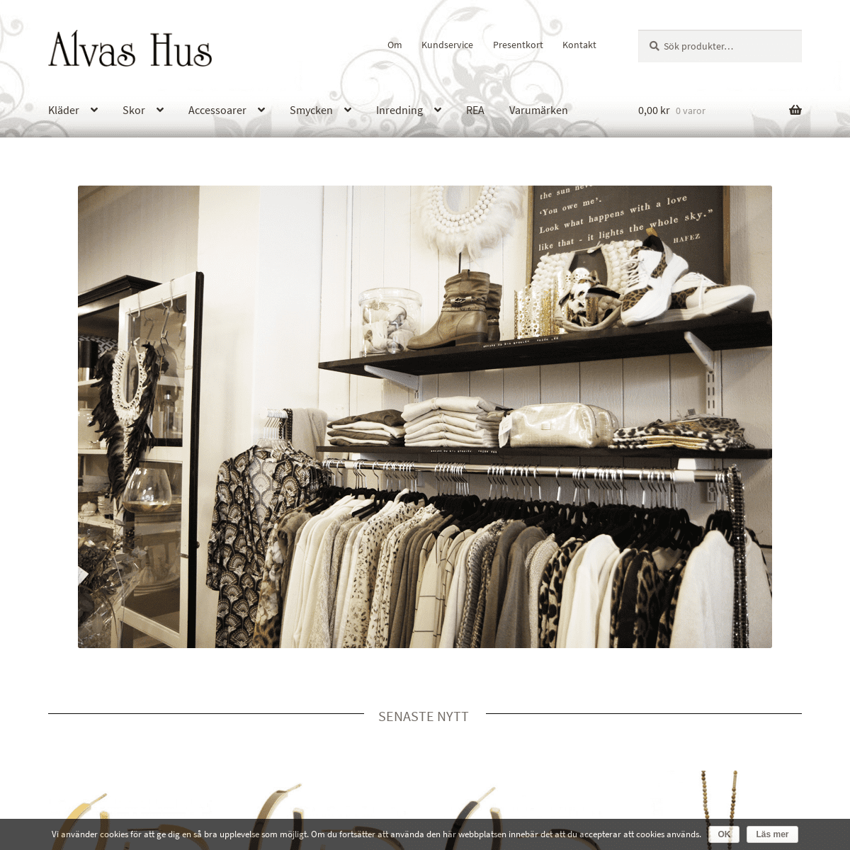 Alvas Hus - Kläder, smycken och inredning online