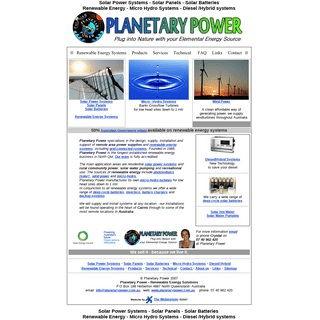 A complete backup of planetarypower.com.au