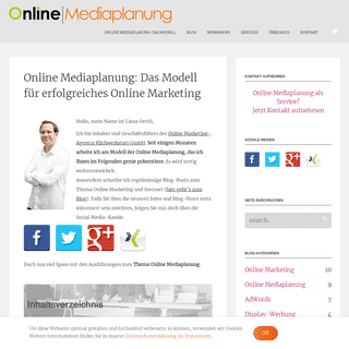 Online Marketing Blog: Online Mediaplanung