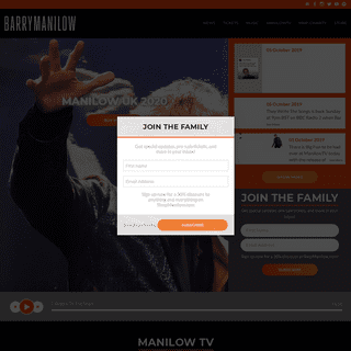 A complete backup of barrymanilow.com