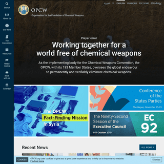 Organisation for the Prohibition of Chemical Weapons