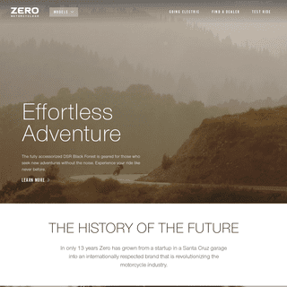 ZERO MOTORCYCLES – The Electric Motorcycle Company - Official Site