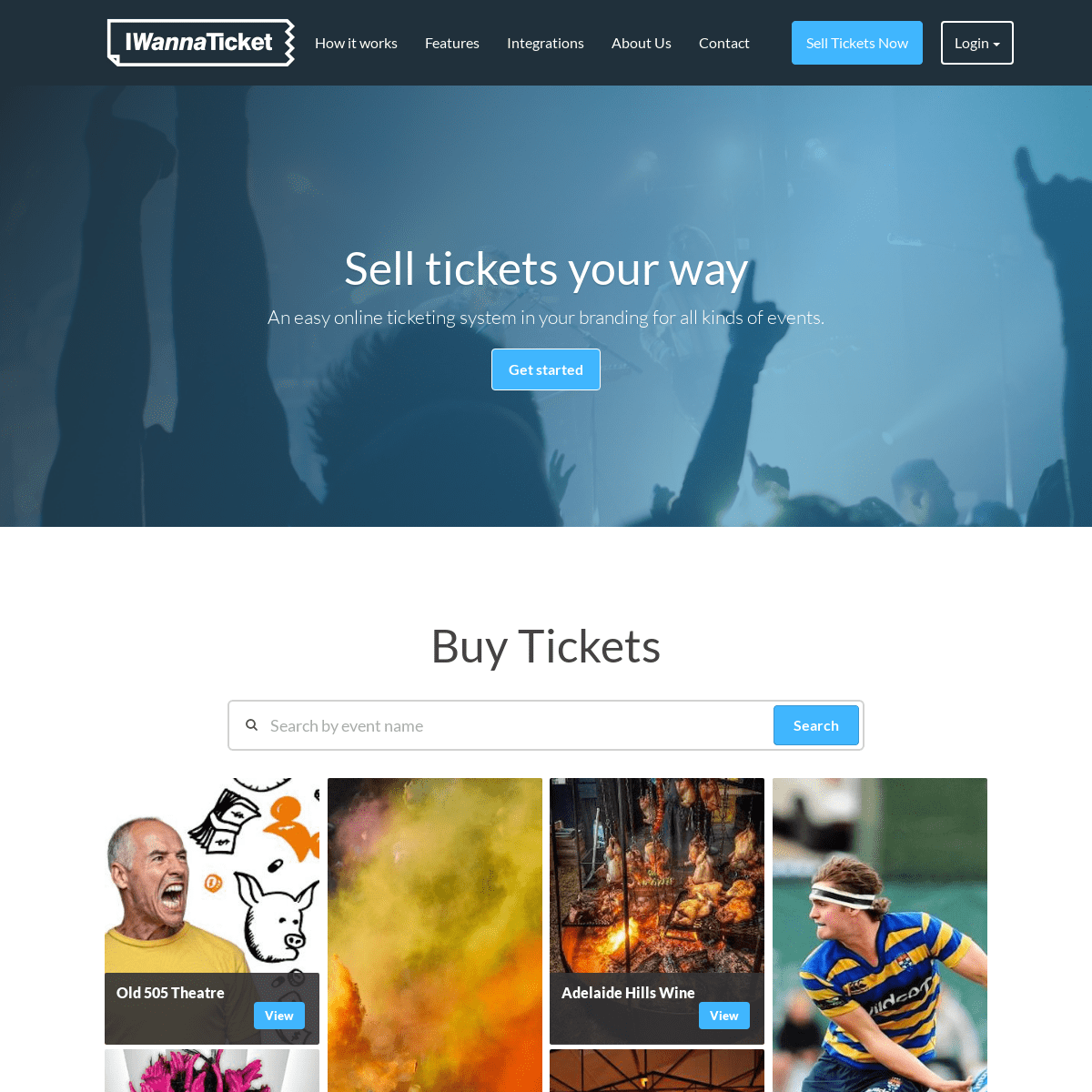 IWannaTicket - Sell tickets online for events in Australia