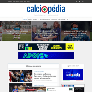 Calciopédia - Futebol italiano para o Brasil desde 2006