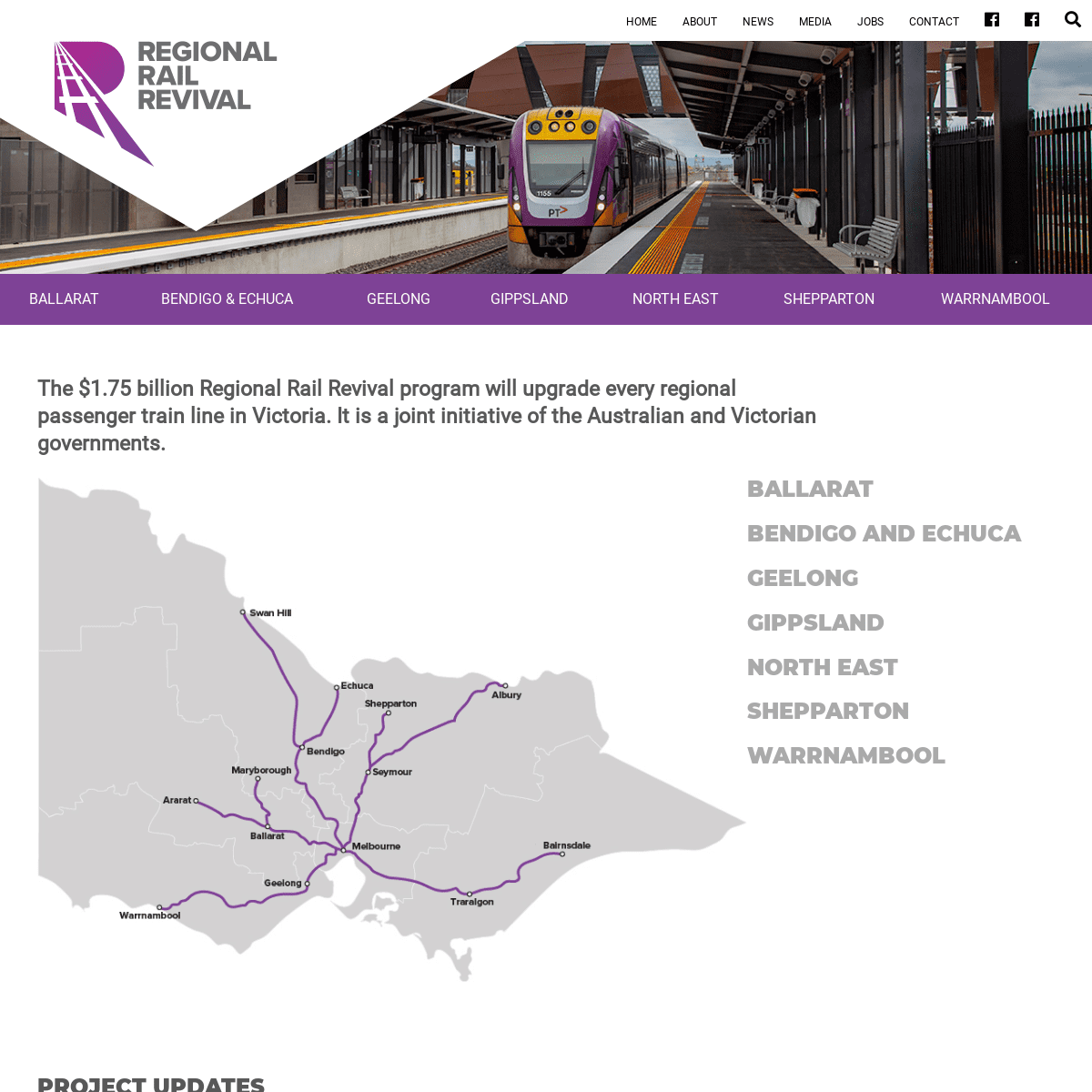 A complete backup of regionalrailrevival.vic.gov.au