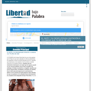 A complete backup of libertadbajopalabra.com