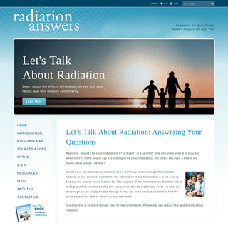 A complete backup of radiationanswers.org