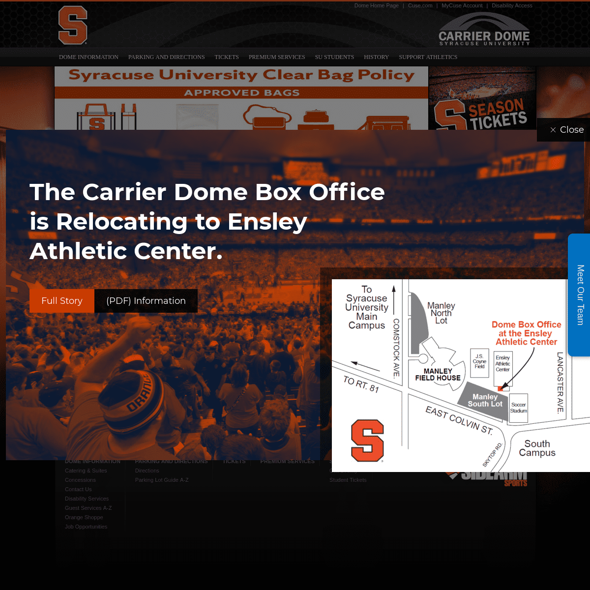 A complete backup of carrierdome.com