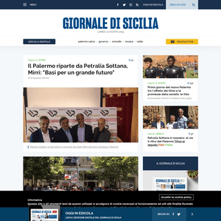 Quotidiano online del Giornale di Sicilia, notizie e cronaca