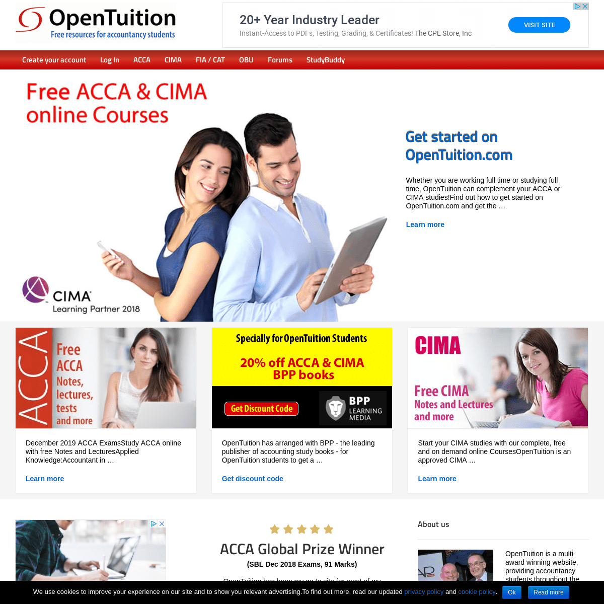 A complete backup of opentuition.com