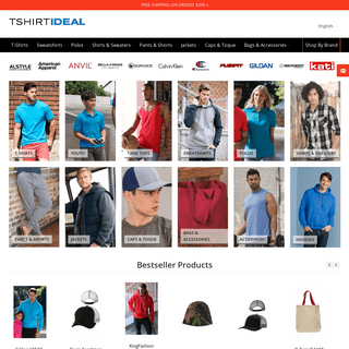 Wholesale Clothing Canada | Blank Apparel Wholesaler - Tshirtideal.ca