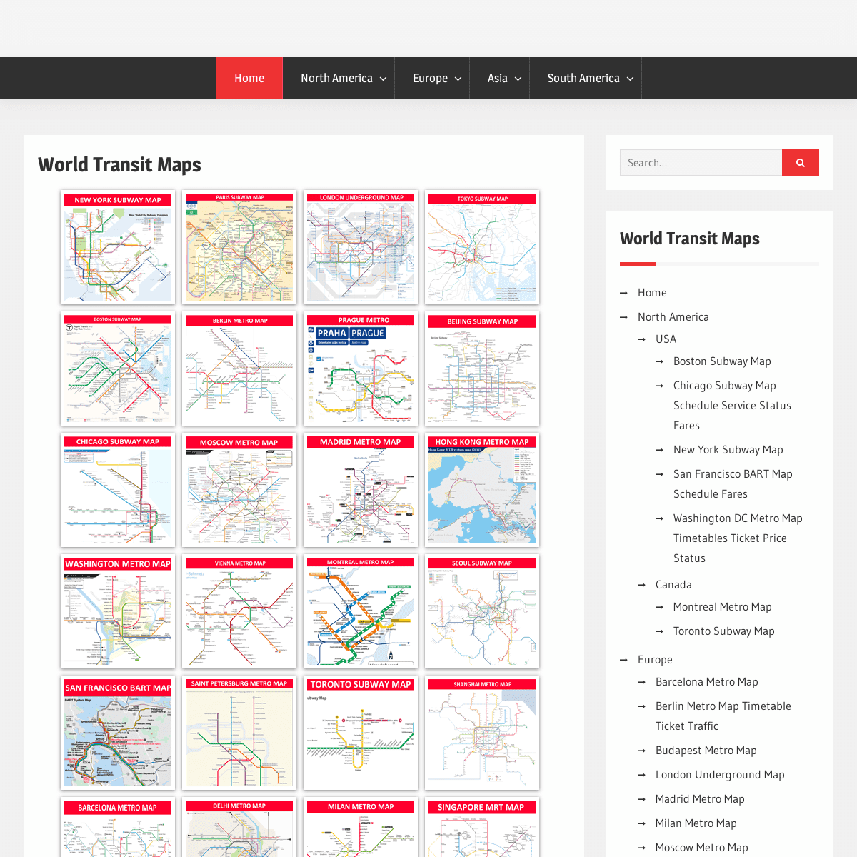 Subway and Metro maps from the entire world - Transit-Maps.com