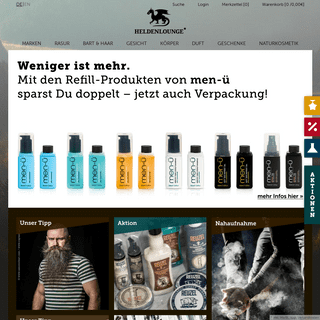 Männerpflege & Bartpflege Produkte online | heldenlounge.de