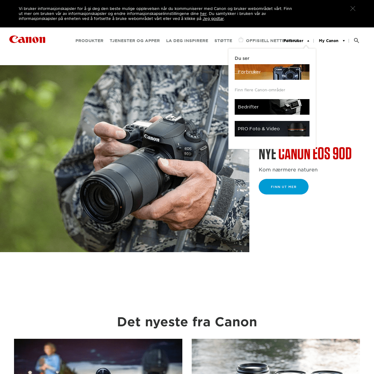 Nye Canon EOS 90D - Canon Norge