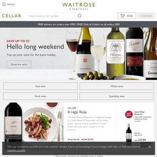 Waitrose Cellar | Waitrose Wine | Quality Red & White Wine