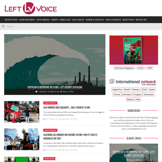 Left Voice | Militant Journalism. Revolutionary Politics
