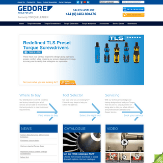 Torque Tools, Wrenches, Screwdrivers & Calibration | Gedore-Torque