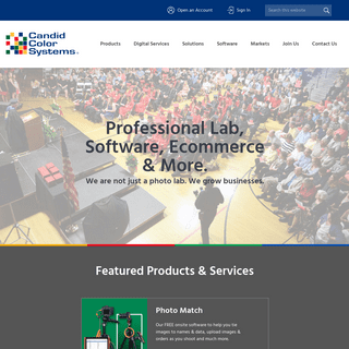 Professional Photo Lab, Software, Ecommerce & More | Candid Color Systems