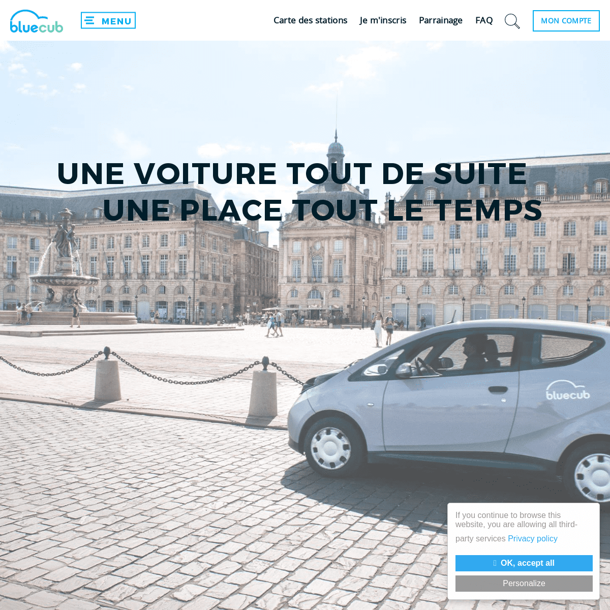 Bluecub: Autopartage à Bordeaux – 100% électrique