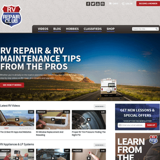RV Repair, Maintenance & Upgrade Tips | RV Repair Club