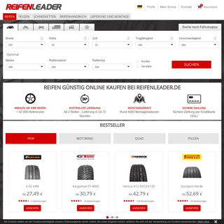 ReifenLeader.de : Reifen günstig online kaufen | Reifendiscount online