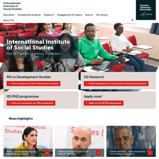 International Institute of Social Studies | International Institute of Social Studies | Erasmus University Rotterdam