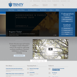 Trinity International University | Quality in Christian College Education