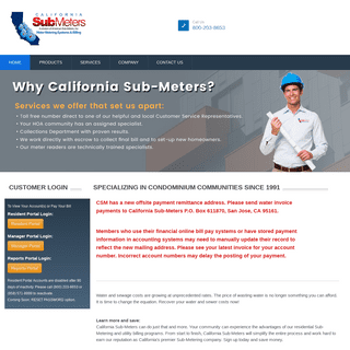 California Sub-meters