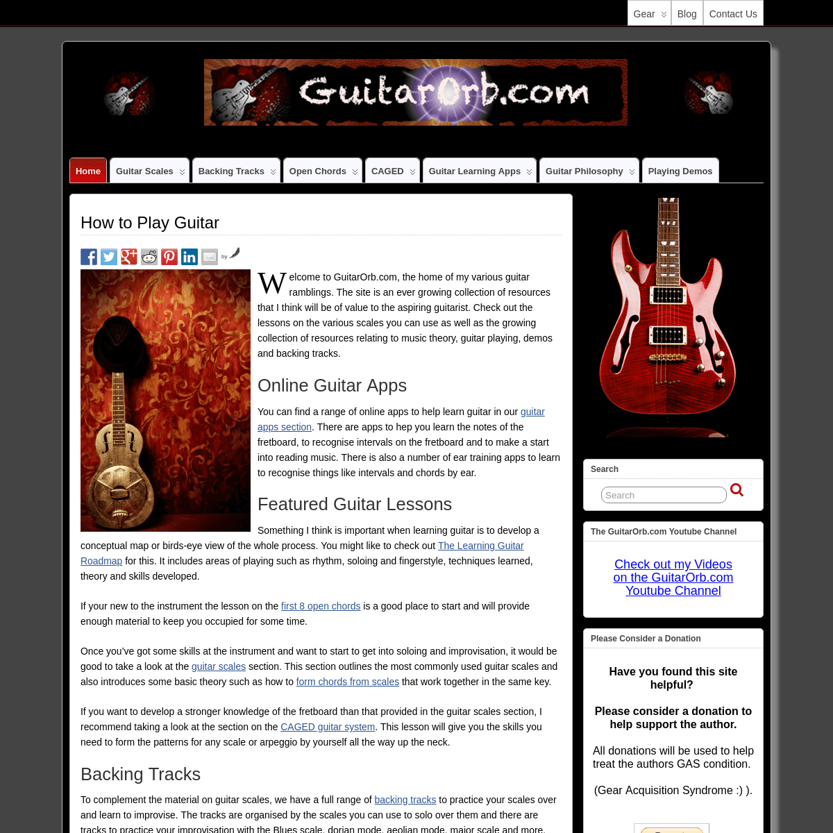 A complete backup of guitarorb.com