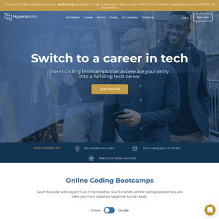 HyperionDev | Online Coding Bootcamps | Learn to Code