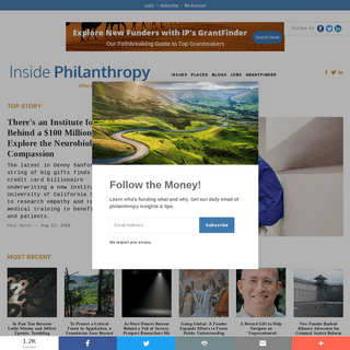 Inside Philanthropy