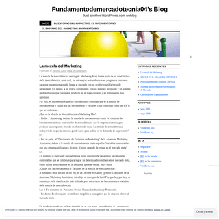 Fundamentodemercadotecnia04's Blog | Just another WordPress.com weblog