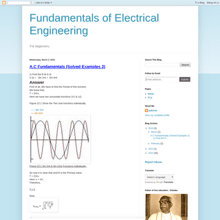 Fundamentals of Electrical Engineering