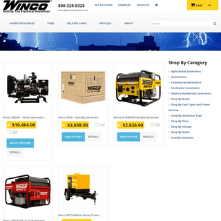 Winco Generators – Agricultural, Commercial, Contractor & Residential