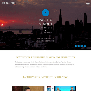 LASIK San Francisco | LASIK Surgery At Pacific Vision Institute