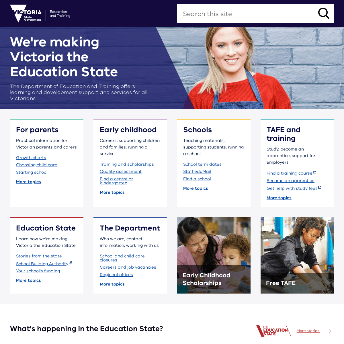 A complete backup of education.vic.gov.au