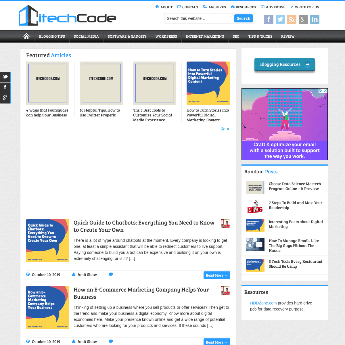 A complete backup of itechcode.com