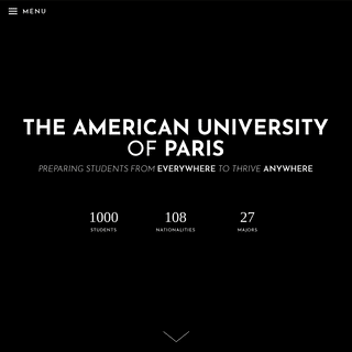 The American University of Paris | International Undergraduate and Graduate Programs.