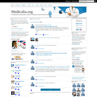 Medicalia.org - Comunidad de profesionales sanitarios creada por Internet Medical Society