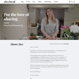 Alex Head | Founder and Chef of Social Pantry