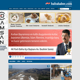 BAFRAHABER.COM - Bafra'nın açılış sayfası
