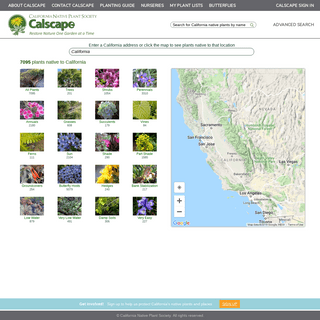 Calscape - Restore Nature One Garden at a Time