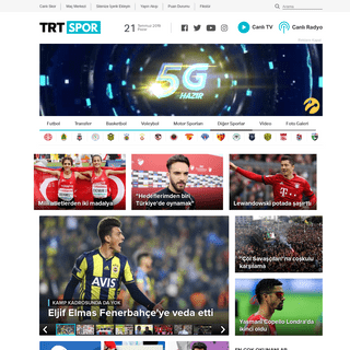 TRT Spor - Türkiye`nin güncel spor haber kaynağı