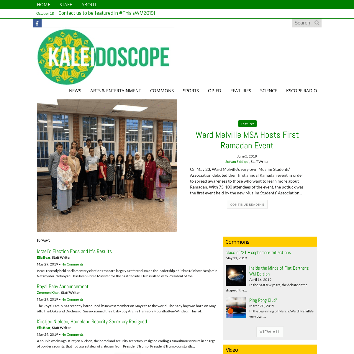 Kaleidoscope – The student news site of Ward Melville High School