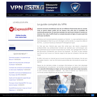 Guide Complet et Gratuit du VPN - Tout ce que vous devez savoir !