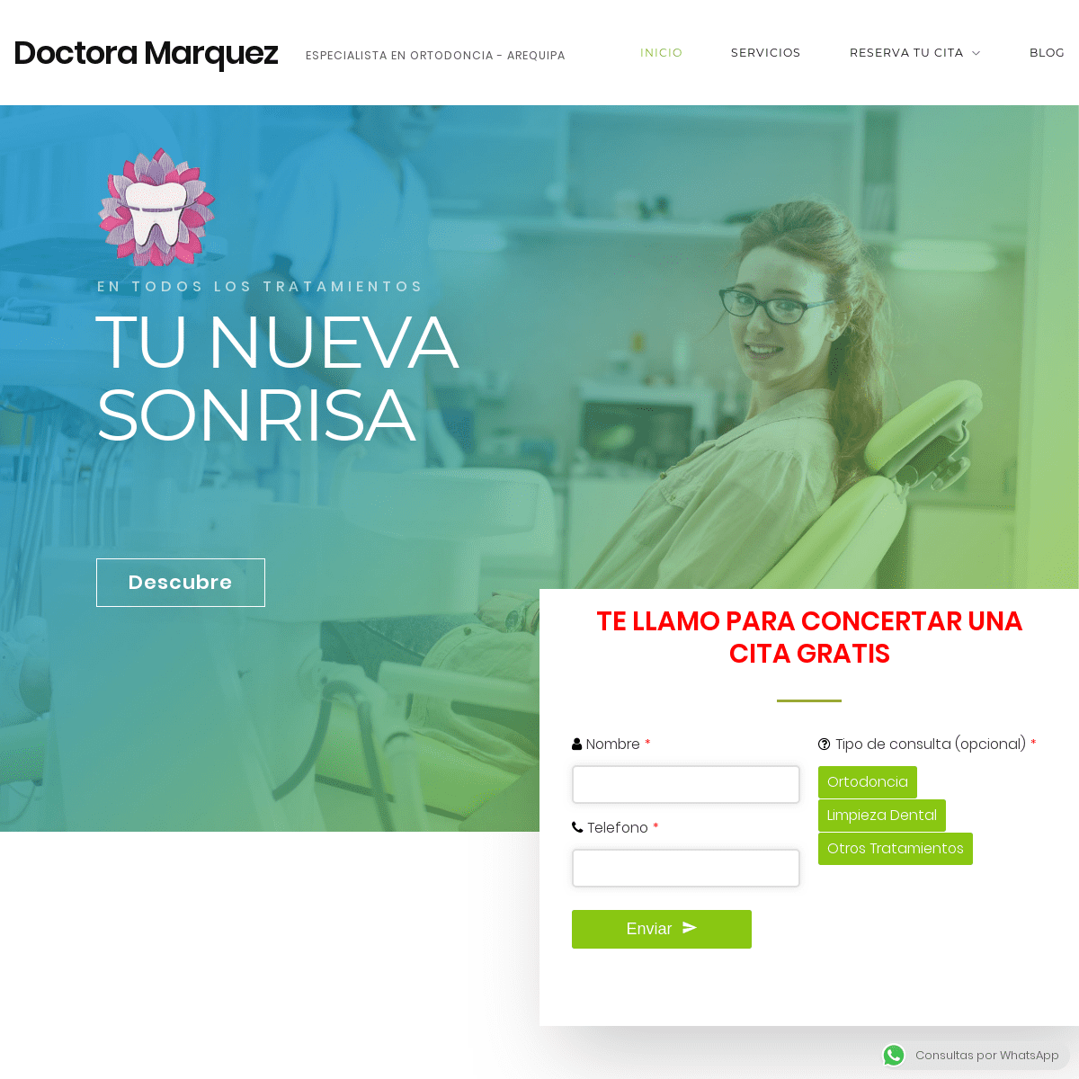 Especialista en Ortodoncia Arequipa I Doctora Márquez